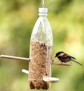 homemade bird feeder
