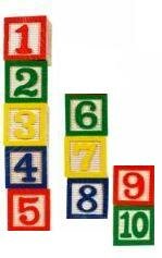 Toy blocks for raised vegetable garden layers