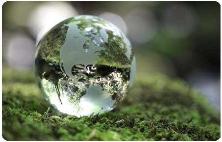 Green earth bubble