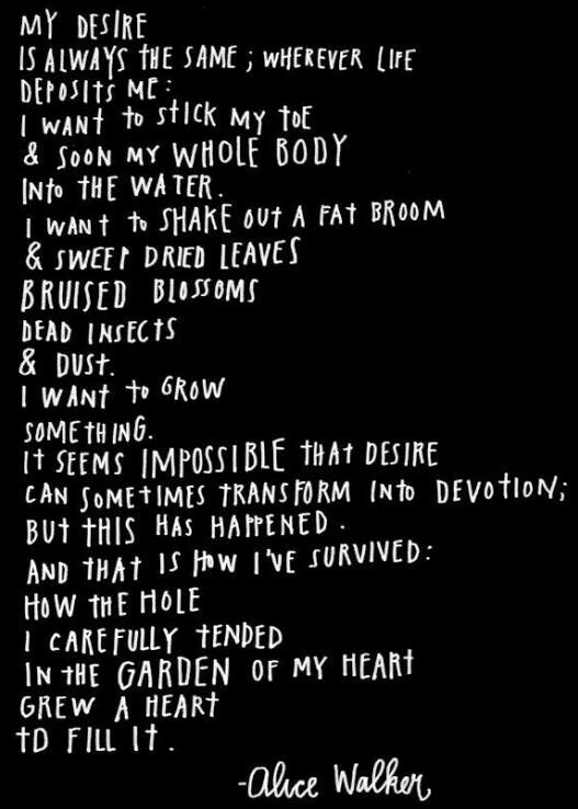 I want to Grow poem
