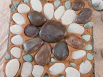 Sand saucer stone pattern