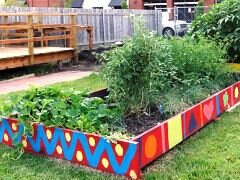 Raised bed garden wise gardens community New Orleans