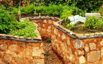 stone raised gardens